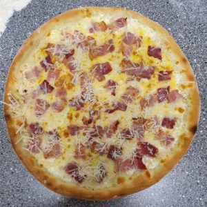 Pizza Carbonara (600g)